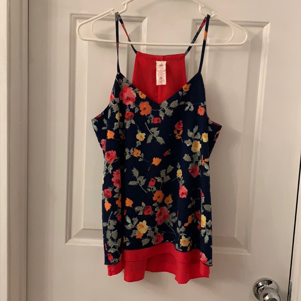 Adorable floral tank